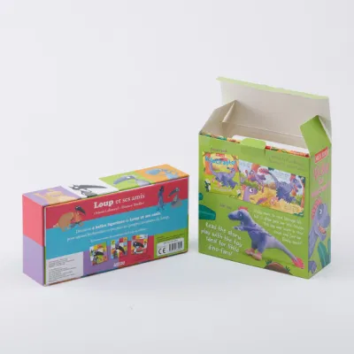 Boîte d'emballage de couleur pour appareil électronique de jouets avec fenêtre en film PVC