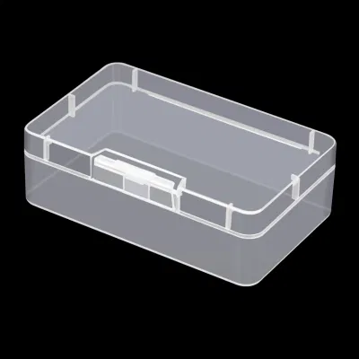Petits conteneurs de stockage de perles en plastique et boîtes transparentes d'organisation avec couvercle à charnière, boîte de fournitures d'artisanat transparente pour accessoire d'artisanat d'art bricolage