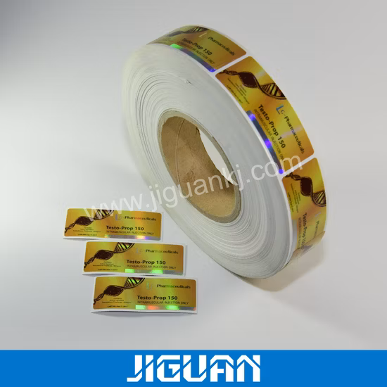 Autocollant de Logo cosmétique imprimé personnalisé, étiquette autocollante imperméable en vinyle pour bouteille en rouleau